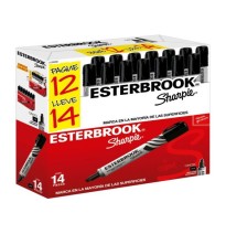 MARCADOR PERM. GRUESO MET. ESTERBROOK NGO. PAQ. C122 C12