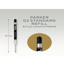 REPUESTO PBOLIG. BALLPOINT PARKER MED. NGO. BL1