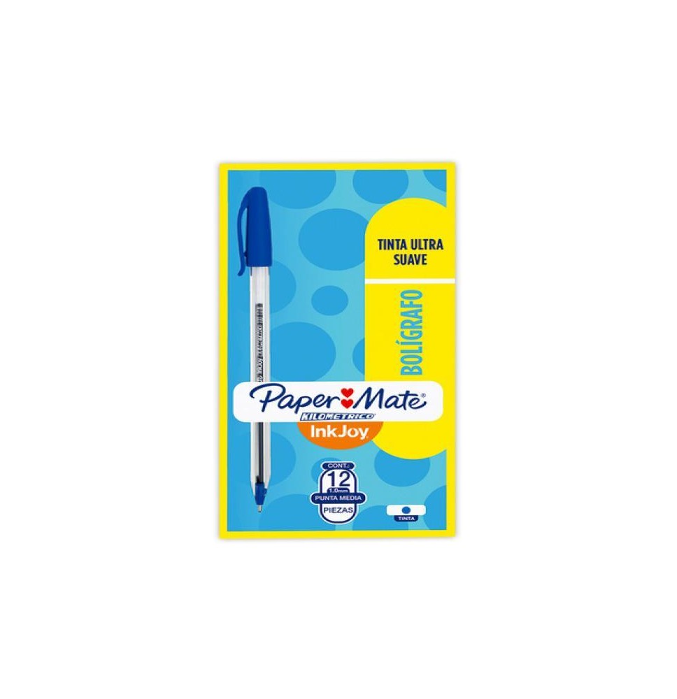 BOLIGRAFO KILOMETRICO 100 1.0MM REDONDO AZUL 12576