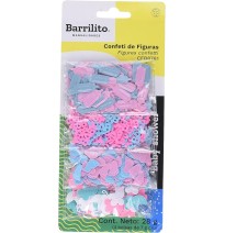 CONFETI FIG.BABY SHOWER C4 BOL.28G SURT. CFB8781 BARR. C.24