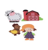 FOAMY STICKERS GRANJA SFG8782 BARRILITO BL C1 C20