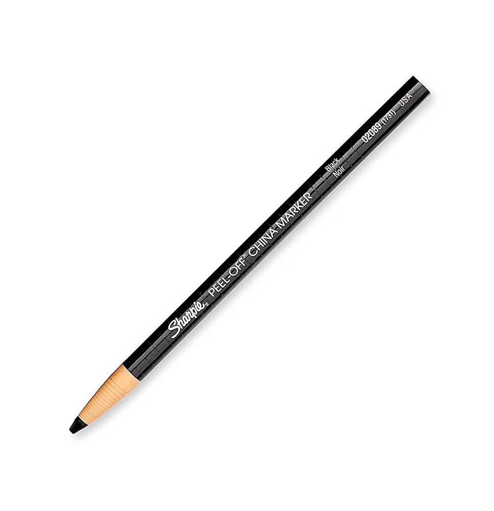 MARCADOR CERA SHARPIE NEGRO E.12 C.144