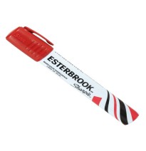 MARCADOR PERM. GRUESO MET. ESTERBROOK ROJO E6 C144