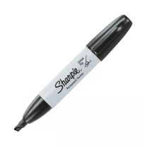 MARCADOR PERM. GRUESO PLAST. SHARPIE NEGRO E 12 C 144