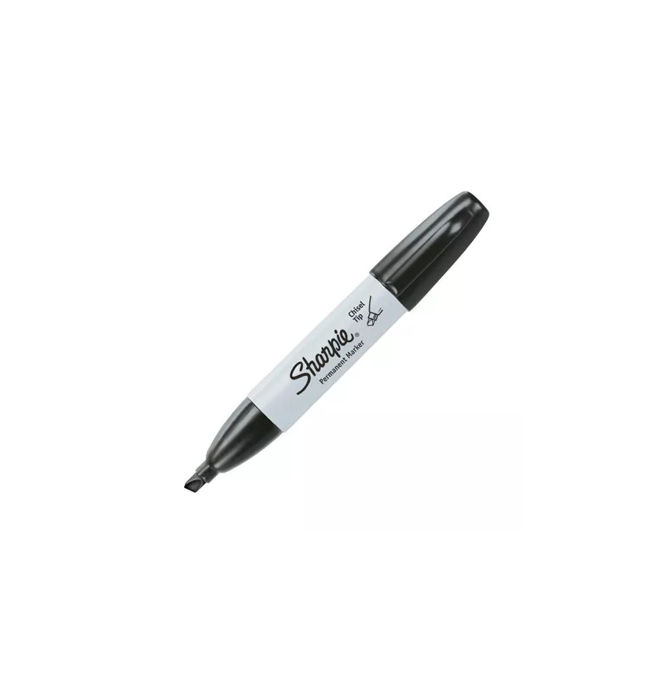 MARCADOR PERM. GRUESO PLAST. SHARPIE NEGRO E 12 C 144