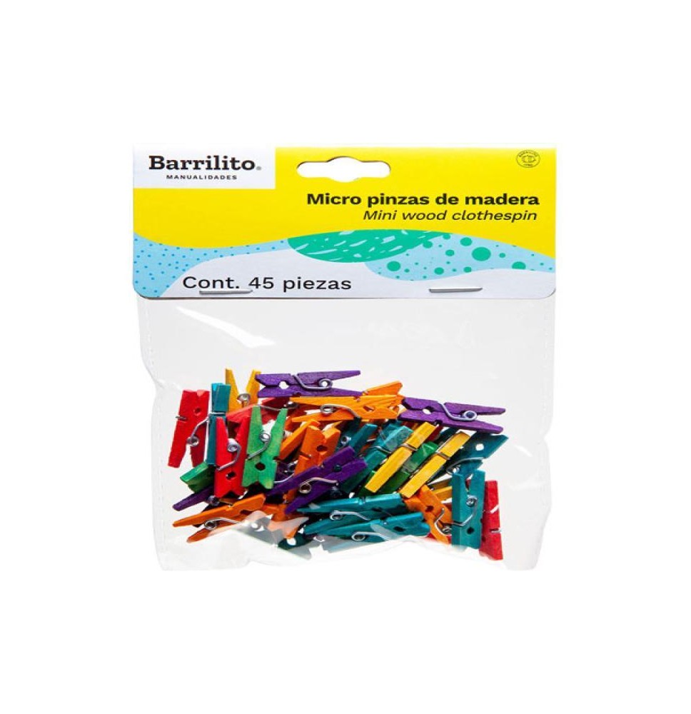 MICROPINZAS MAD. COL. BARRILITO BOL.C45 W060C E.2472