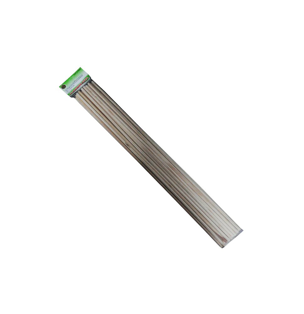 PALITOS CILIND. MAD. NAT. 0.8X600MM. PM6008 BOL.C25 C.24
