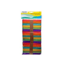 PALITOS PLANOS MAD. COL. 10X115MM BARR W001C BOL C150PZ24