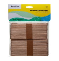 PALITOS PLANOS MAD. NAT. 18X152MM. W004 BOL.C80 E24 C72