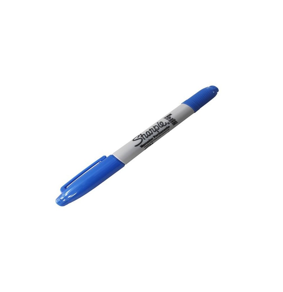 MARCADOR PERM. DELG. PLAST. SHARPIE TWIN D.PTA. AZUL12144