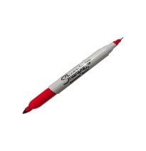 MARCADOR PERM. DELG. PLAST. SHARPIE TWIN D.PTA. RJO12144