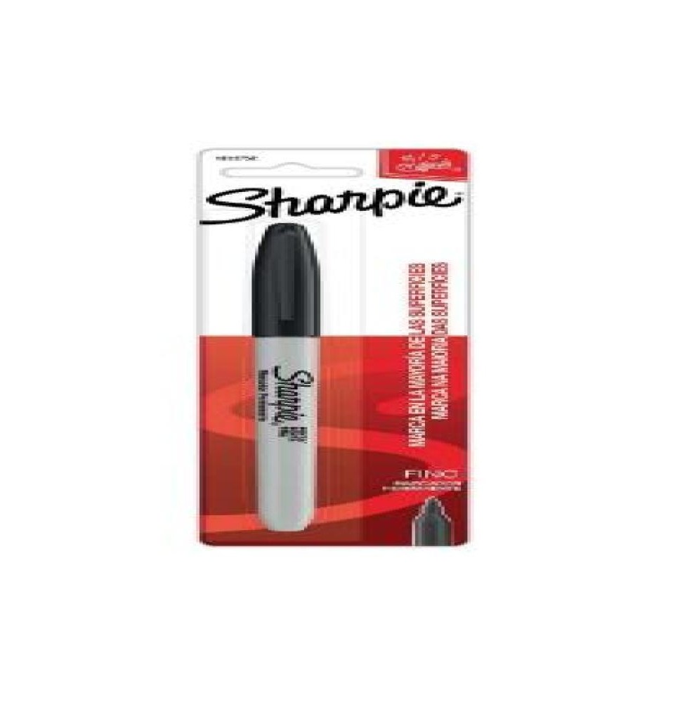 MARCADOR PERM. DELG. PLAST. SHARPIE P.F. PTA.BL.C1 C36