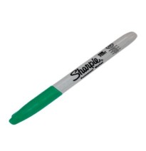 MARCADOR PERM. DELG. PLAST. SHARPIE P.F. VERDE E12C144