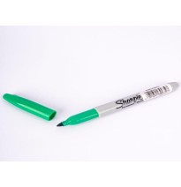 MARCADOR PERM. DELG. PLAST. SHARPIE P.F. VERDE E12C144