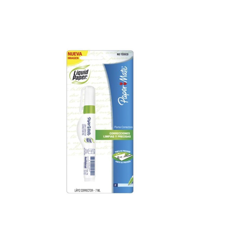 CORRECTOR PLUMA LIQUID PAPER 7ML BL.C1 PZA. E12 C.36