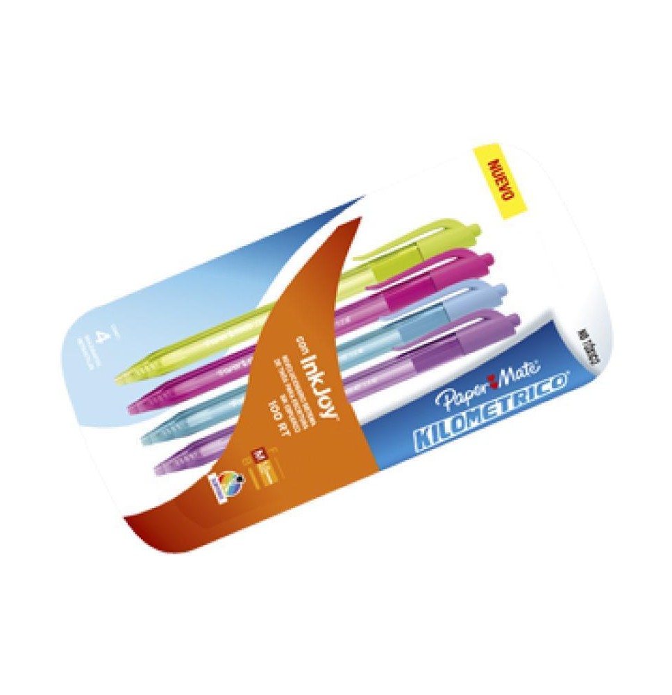 BOLIGRAFO KILOMETRICO 100 1.0MM RT VCOL. ESTUC.C4 C36