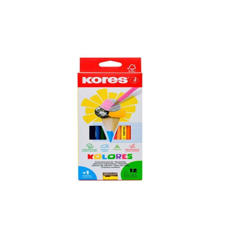 COLORES EST.C12 L. KORES TRIANG. E12 C96