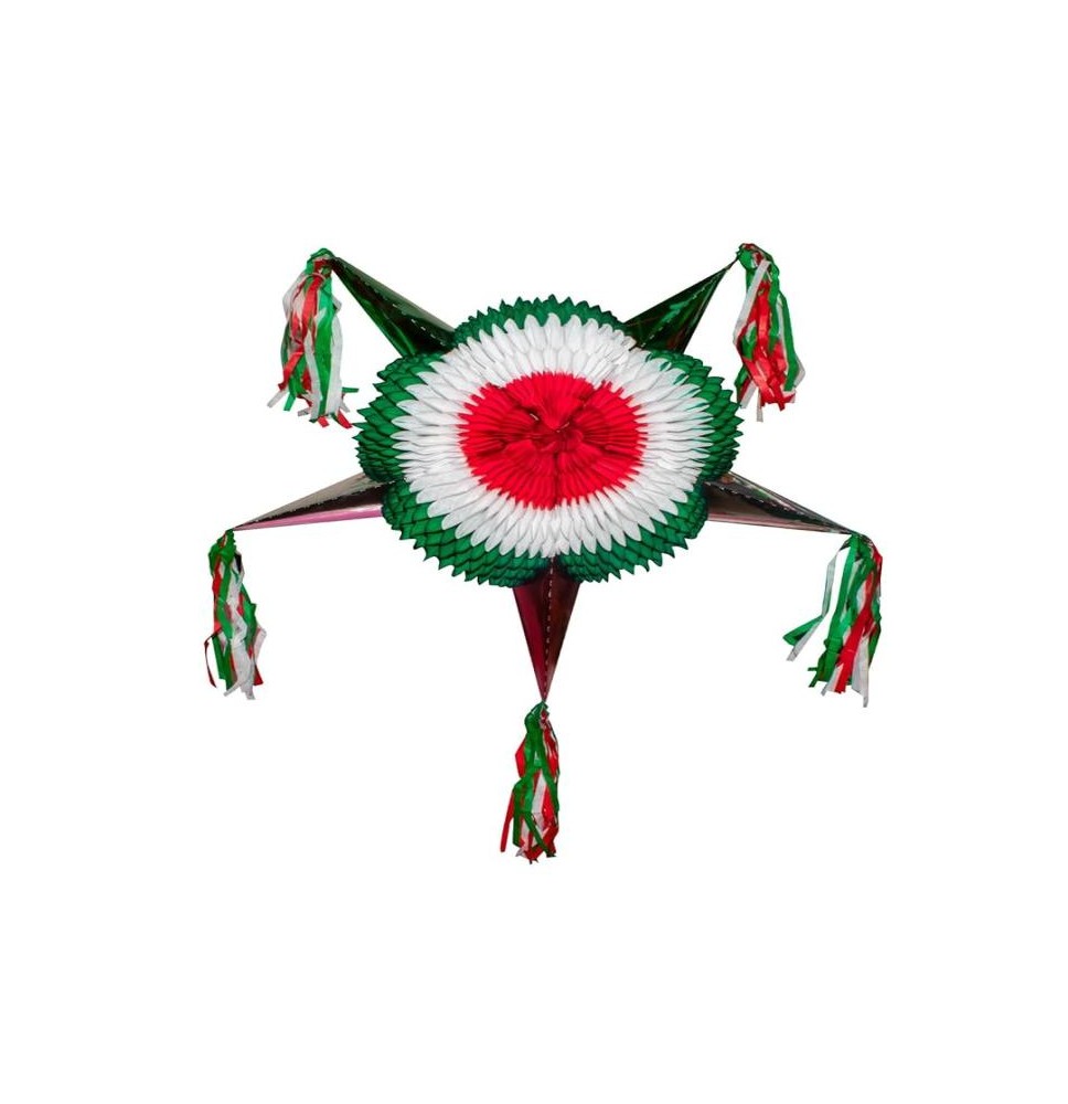 PIÑATA ESTRELLA 1 TRICOLOR