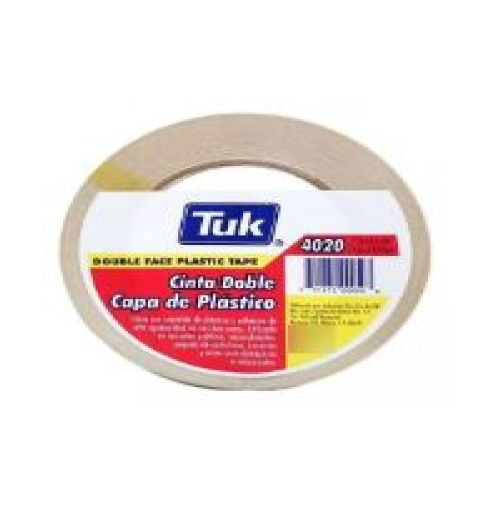 CINTA ADH. DOBLE CAPA PLAST. 24X50M.TUK 4020 C.36