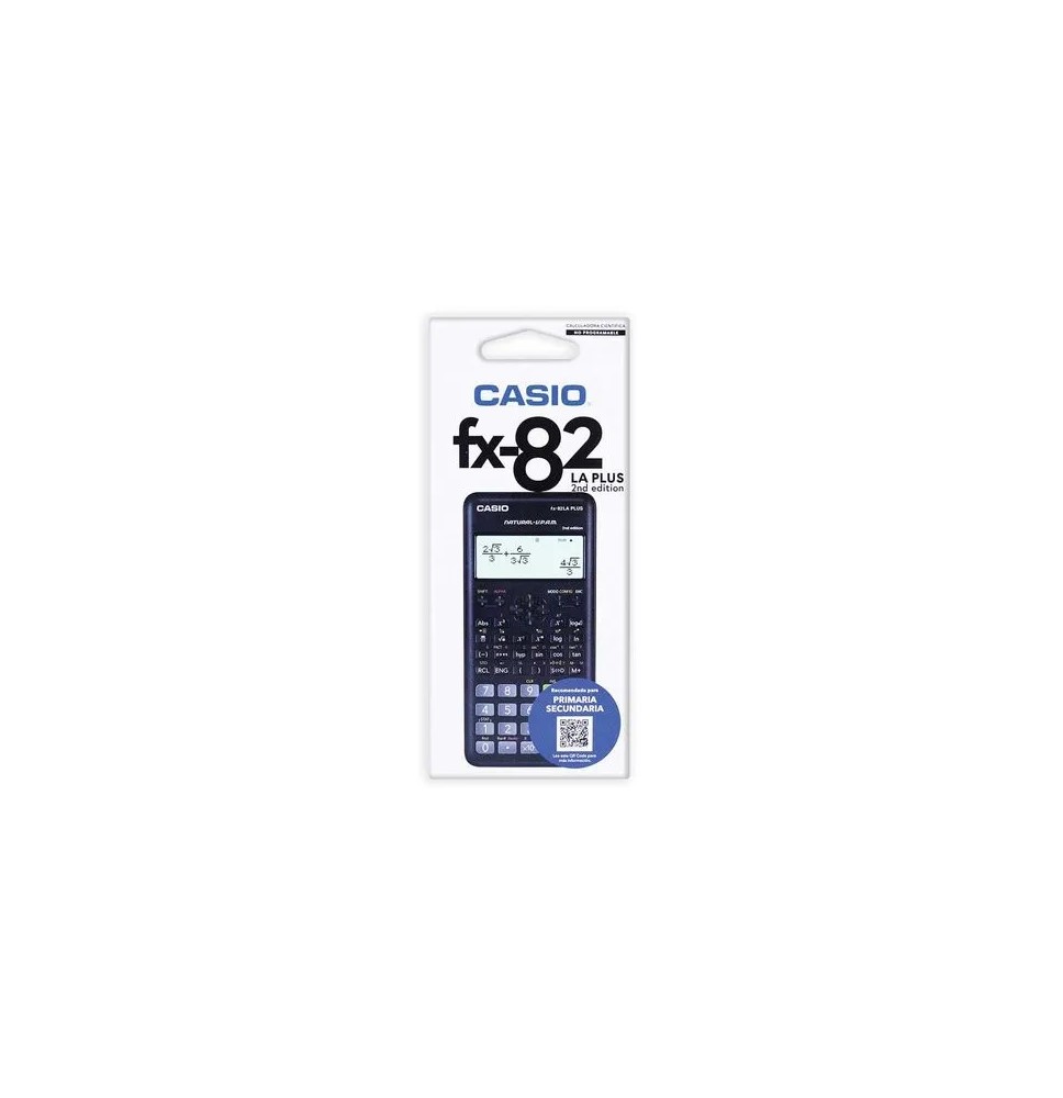 CALCULADORA CIENT. CASIO FX-82LA 252 FUNC. NGO.E.10 C.40