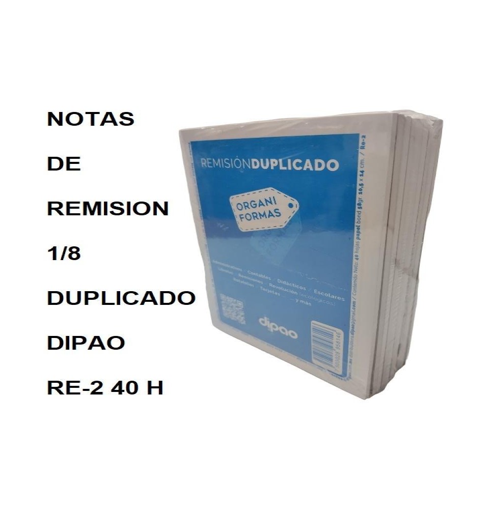 REMISION 14 CTA. DUPLICADO 40H. DIPAO E.200
