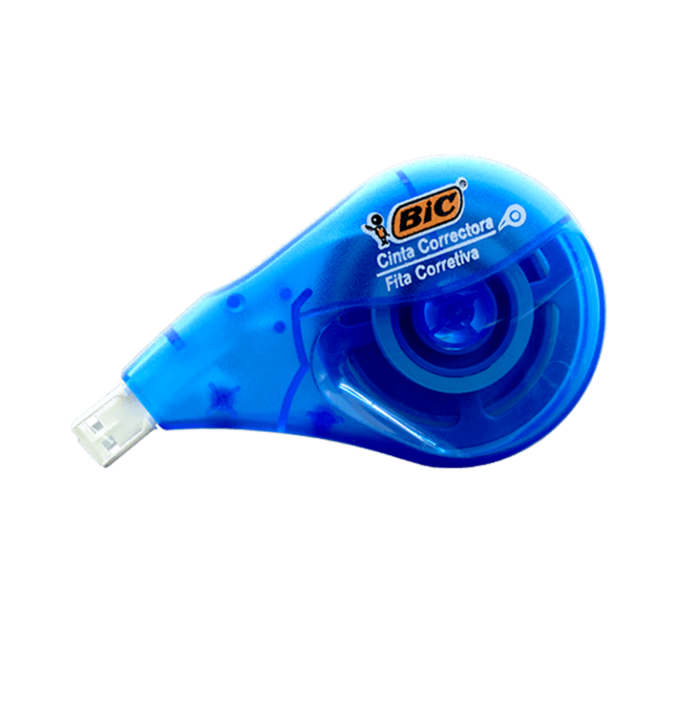 CORRECTOR CINTA 4.2MMX12M. BIC COL. AZUL E.6 C.72