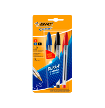 BOLIGRAFO DURAM-250 BIC 1.0MM BLISTER C3 NGOAZURJO C.24