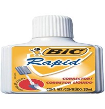 CORRECTOR BOTELLA BIC SECADO RAPIDO 20ML. E.10 C.120
