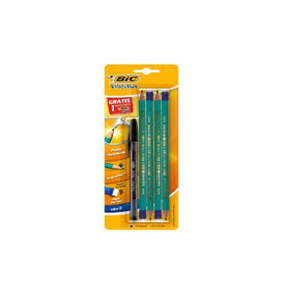 LAPIZ GRAFITO SMAD. 2 EVOLUTION VDE. BIC BL.C4 12 288