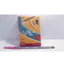 BOLIGRAFO CRISTAL INTENSO BIC 1.6MM ROSA E.12 C.216