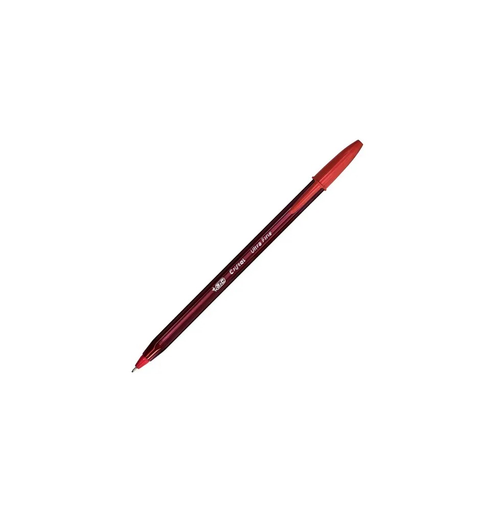 BOLIGRAFO CRISTAL PREC. S BIC 0.7MM ROJO E.12 C.216
