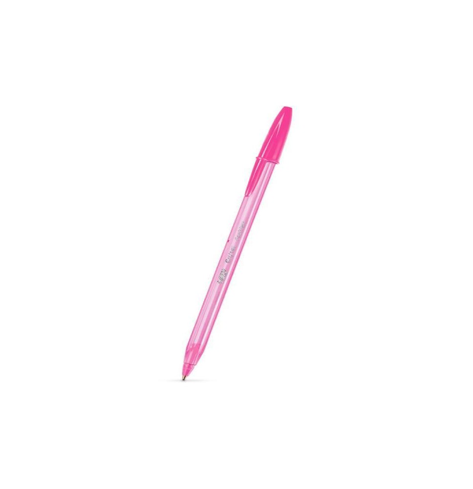 BOLIGRAFO CRISTAL PREC. S BIC 0.7MM ROSA E.12 C.216
