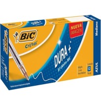 BOLIGRAFO DURAM-250 BIC 1.0MM AZUL CJA. C12 C.100