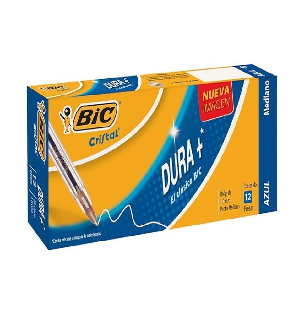 BOLIGRAFO DURAM-250 BIC 1.0MM AZUL CJA. C12 C.100
