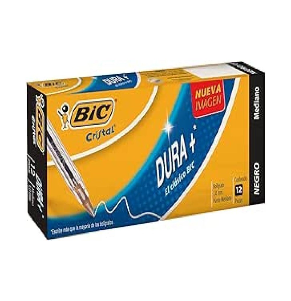 BOLIGRAFO DURAM-250 BIC 1.0MM NGO. CJA. C12 C.100
