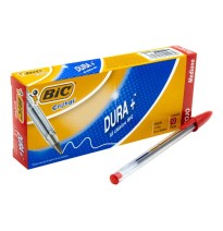 BOLIGRAFO DURAM-250 BIC 1.0MM ROJO CJA. C12 C.100