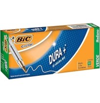 BOLIGRAFO DURAM-250 BIC 1.0MM VERDE CJA. C12 C36