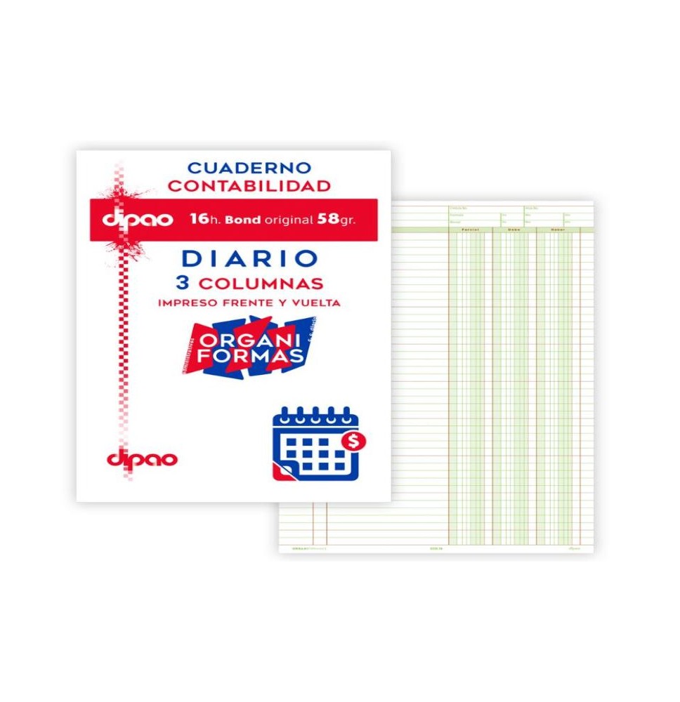 CUADERNO CONTABILIDAD DIARIO TRIUNFODIPAO 16H.C.100