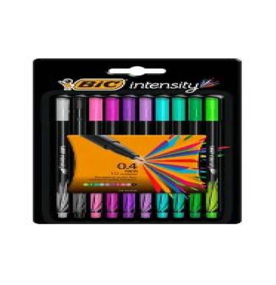 ROTULADOR BIC INTENSITY 0.4MM P.F VC FASH BL. C10 C24