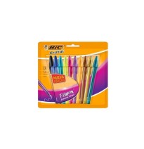 BOLIGRAFO CRISTAL FASHION BIC 1.2MM SURT. BL C10 C24