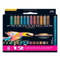 COLORES EST.C12L PRISMACOLOR JUNIOR METALICOS C12