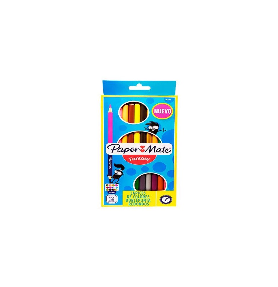 COLORES EST. C12L RECREOPAPER MATE 0.3MM REDONDO C36