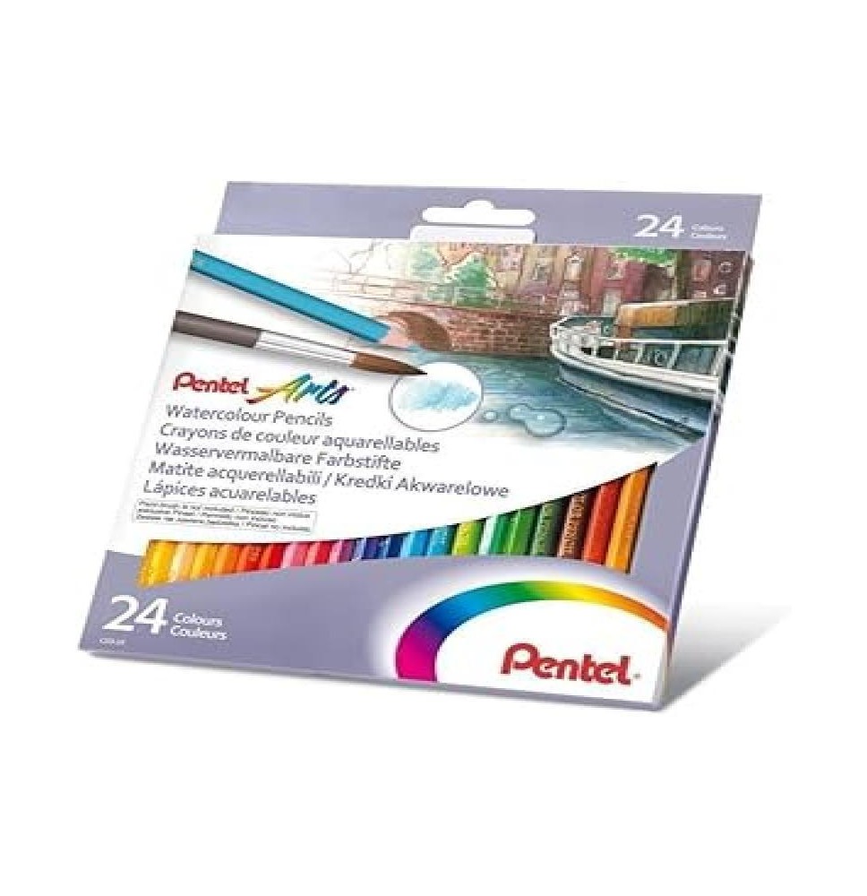 COLORES ACUARELA EST. C24 L.PENTEL CB9 HEXAG. E.12 C.48