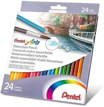 COLORES ACUARELA EST. C24 L.PENTEL CB9 HEXAG. E.12 C.48