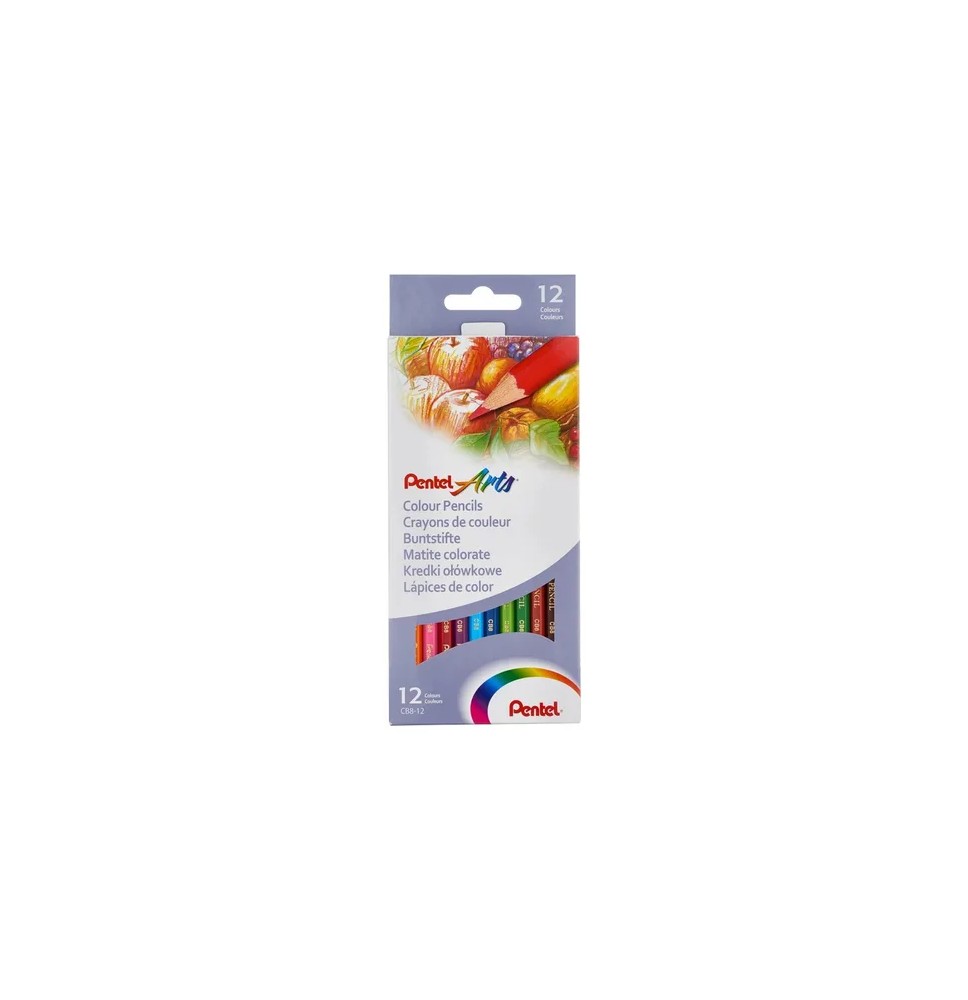 COLORES EST. C12 L. PENTEL CB8-12 HEXAG. E.12 C.96