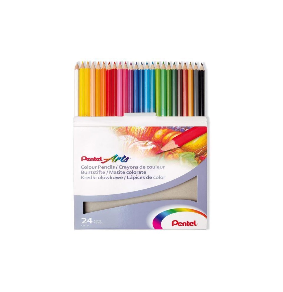 COLORES EST. C24 L. PENTEL CB8-24 HEXAG. E.12 C.48
