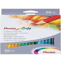 COLORES EST. C36 L. PENTEL CB8-36 HEXAG. E.6 C.48