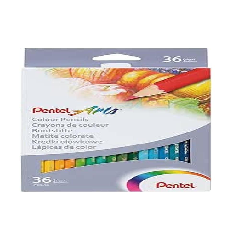 COLORES EST. C36 L. PENTEL CB8-36 HEXAG. E.6 C.48