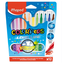 MARCADOR AGUA DELG. EST. C12 COLOR PEPS MAPED E.12 C.96