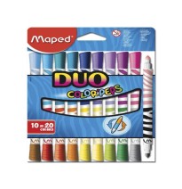 MARCADOR AGUA DELG. EST.C10X20 COLOR PEPS DUO MAPED12144